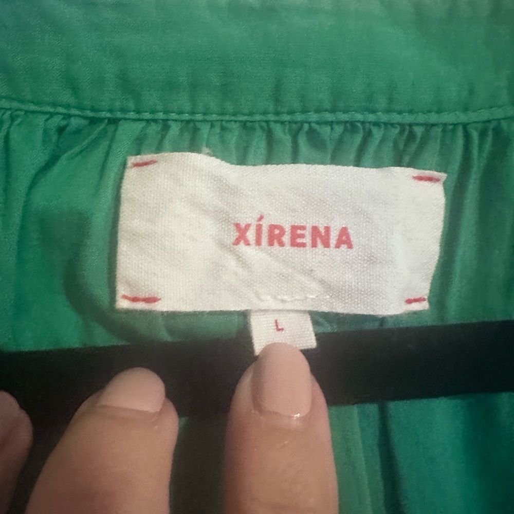 Xirena Nadia Green Tiered Dress - Picture 4 of 4